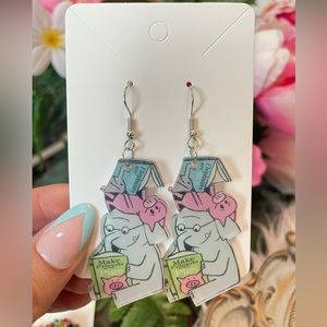 Elephant and Piggie Earrings